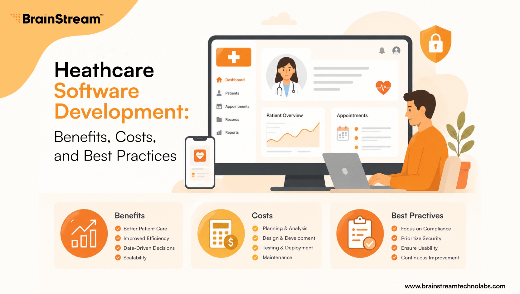 Healthcare Software Development: Benefits, Costs, and Best Practices