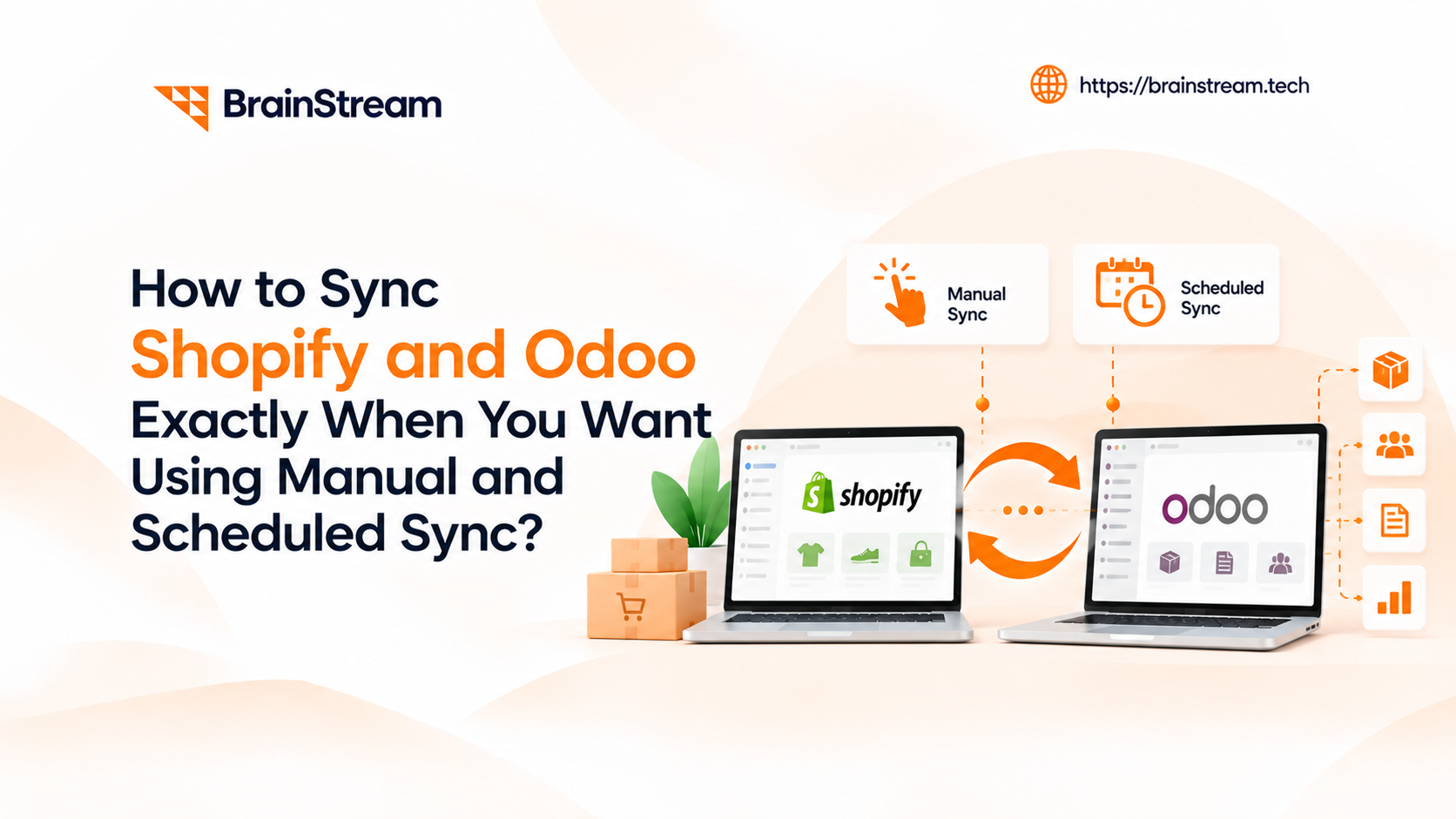 How to Sync Shopify and Odoo Exactly When You Want Using Manual and Scheduled Sync?