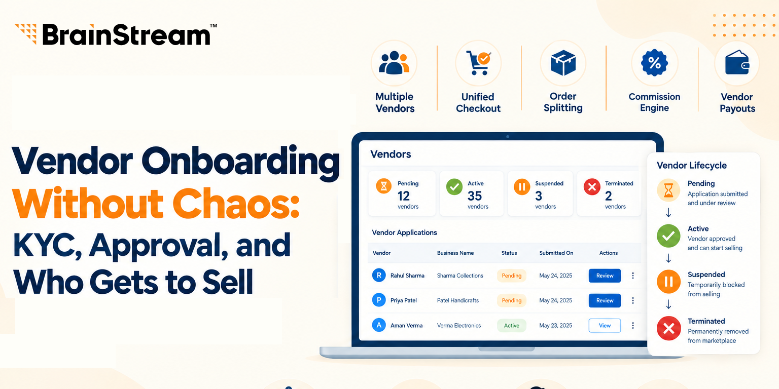 Vendor Onboarding Without Chaos: KYC, Approval, and Who Gets to Sell