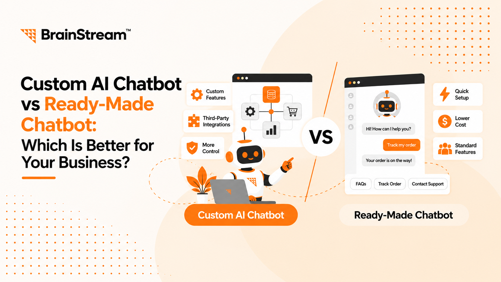 Custom AI Chatbot vs Ready-Made Chatbot: Which Is Better for Your Business?